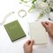 2 Pcs Vow Books to Husband Wife Wedding Book with Gold Foil Lettering Lined Page Hard Cover Vow Book Engagement Gift for Groom Newly Engaged Couple Wedding Must Have(Dark Green-Light Green)